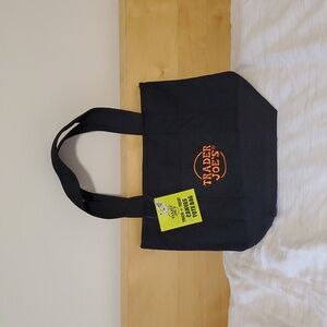 Trader Joe's Mini Canvas Tote Black 🖤